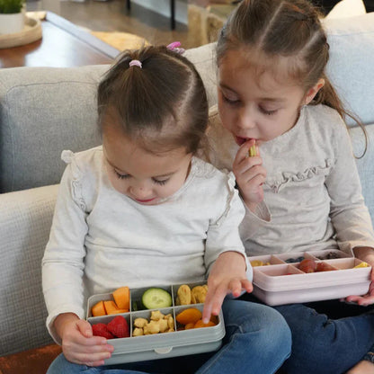 Caja contenedora mini para snacks - Azul o rosado