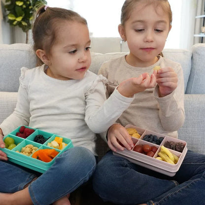 Caja contenedora mini para snacks - Azul o rosado