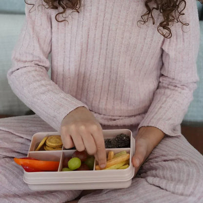 Caja contenedora mini para snacks - Azul o rosado
