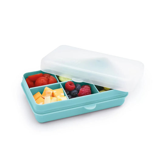 Caja contenedora mini para snacks - Azul o rosado