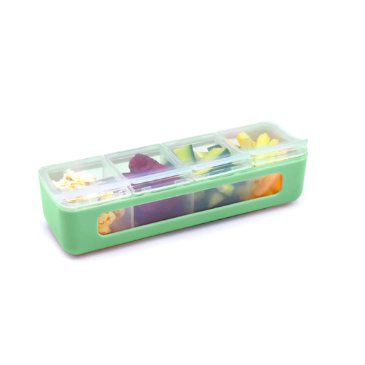 Contenedor de 4 Compartimientos menta