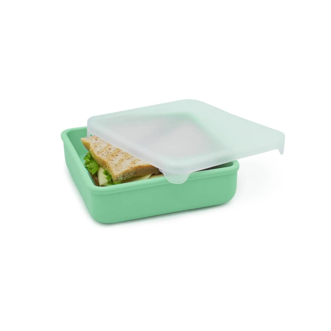 Contenedor de silicona para sandwich menta