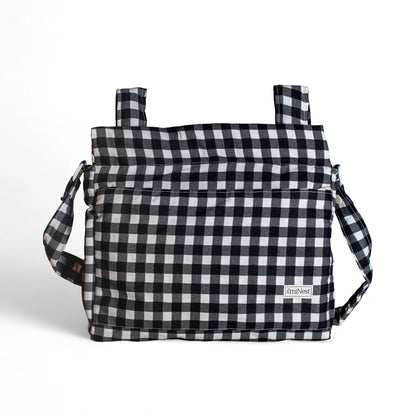 Bolso Clásico Vichy Negro