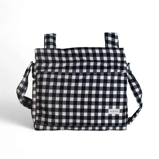 Bolso Clásico Vichy Negro