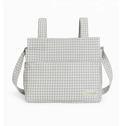 Bolso Clásico Mini Vichy Gris