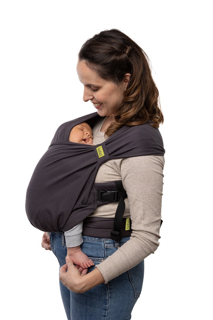 Portabebé Evolutivo Fular Mochila Boba Bliss Charcoal
