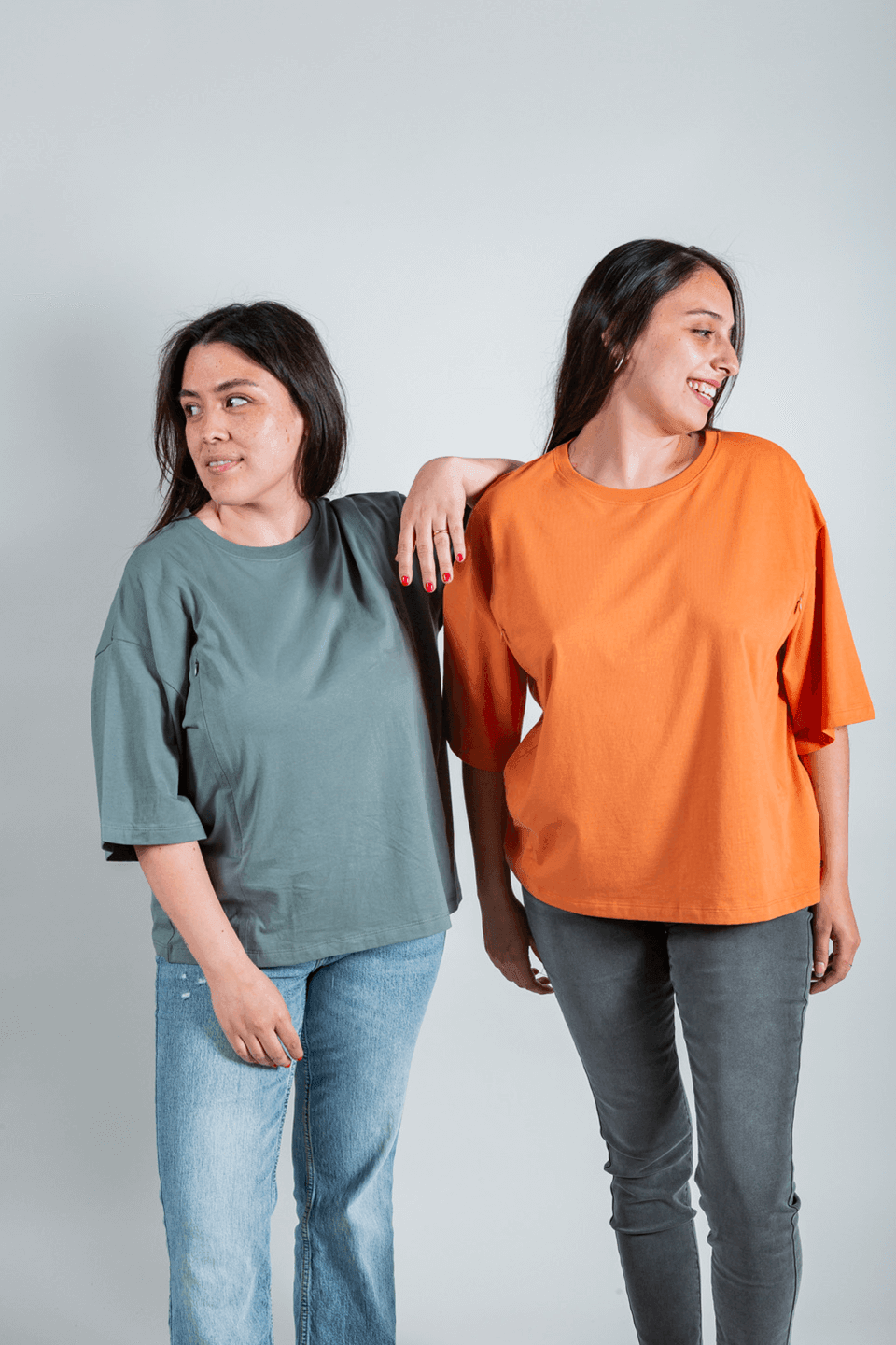 polera de lactancia oversize 